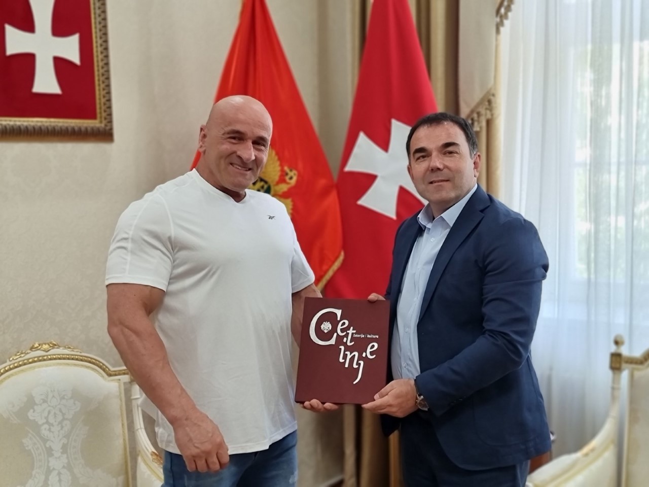 Gradonačelnik Đurašković primio svjetskog šampiona Sašu Rakočevića
