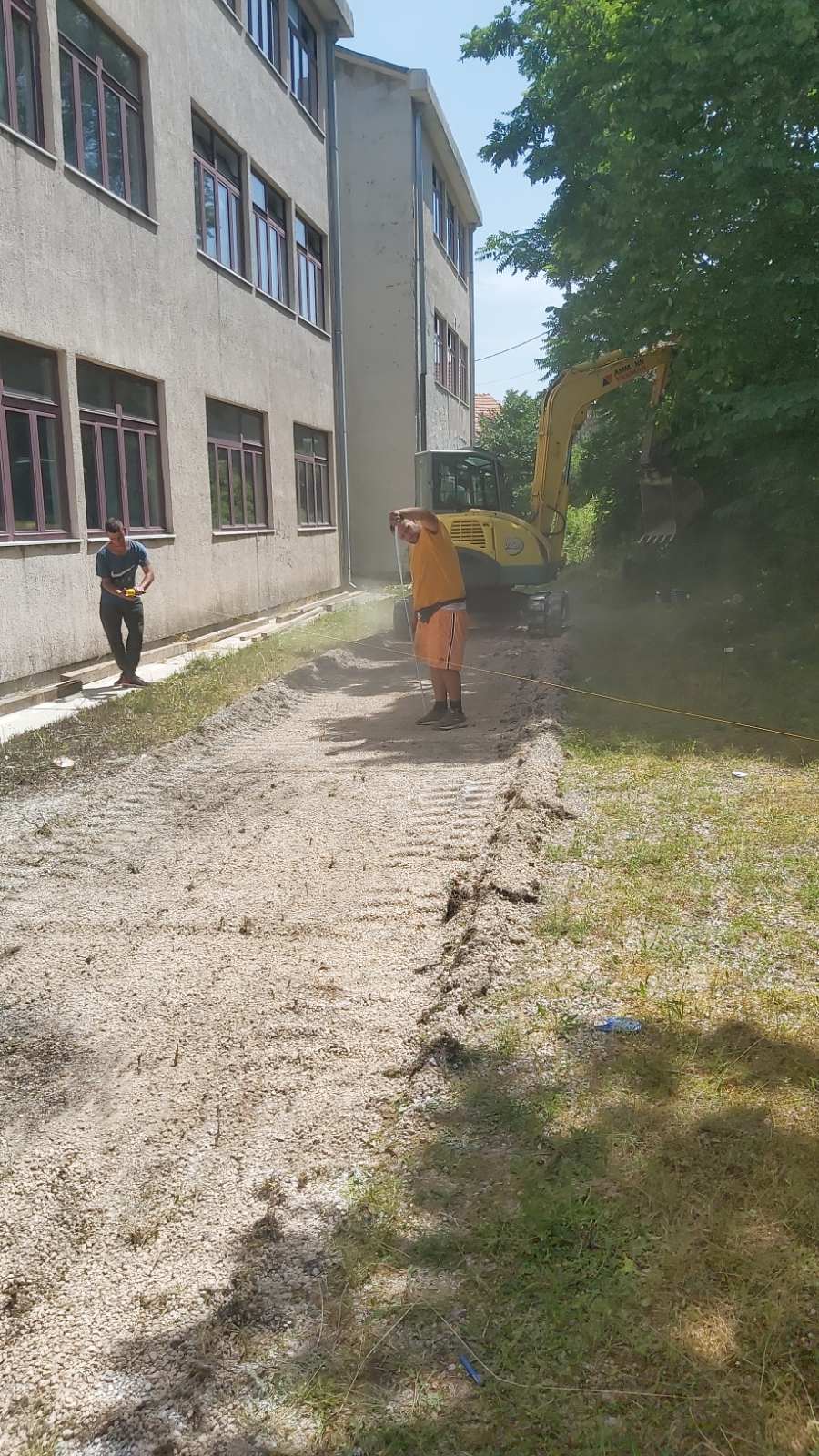 Cetinje: Započeta izgradnja atletskog zaletišta