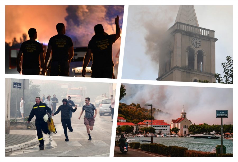 FOTO Vatrena stihija 10 sati gutala sve pred sobom: Požar uništio Šibenik