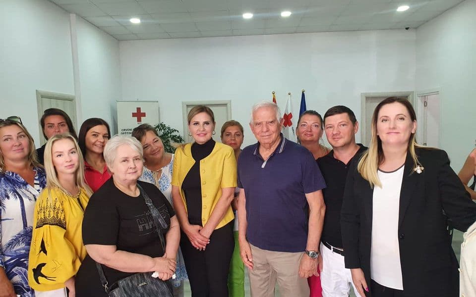 Borelj sa izbjeglicama iz Ukrajine u Budvi