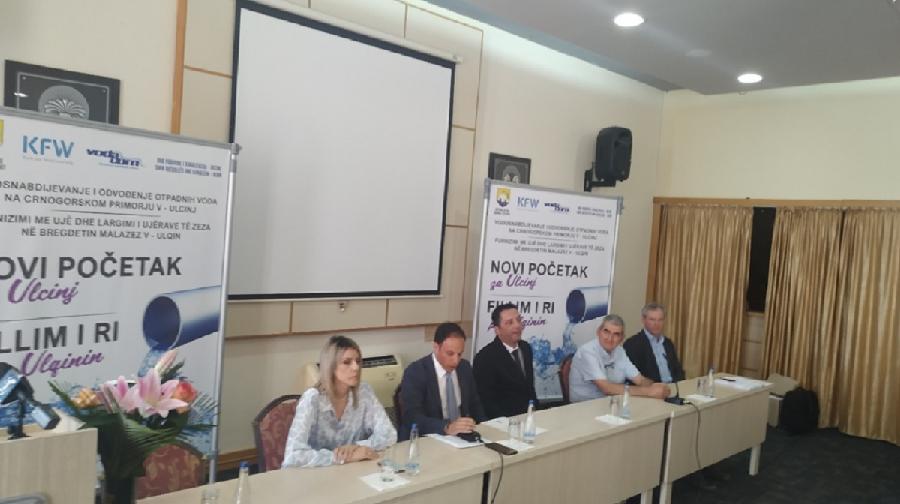 U projekat vodosnabdijevanja i kanalizacije Ulcinja 20 miliona eura