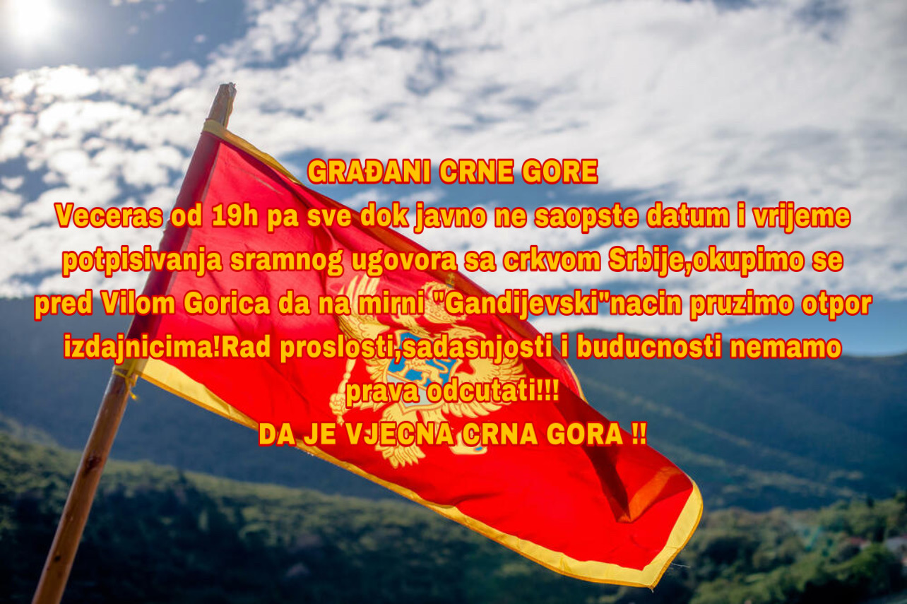 Grupa građana: Od večeras ispred vile Gorica sve dok ne saopšte datum potpisivanja ugovora sa Crkvom Srbije