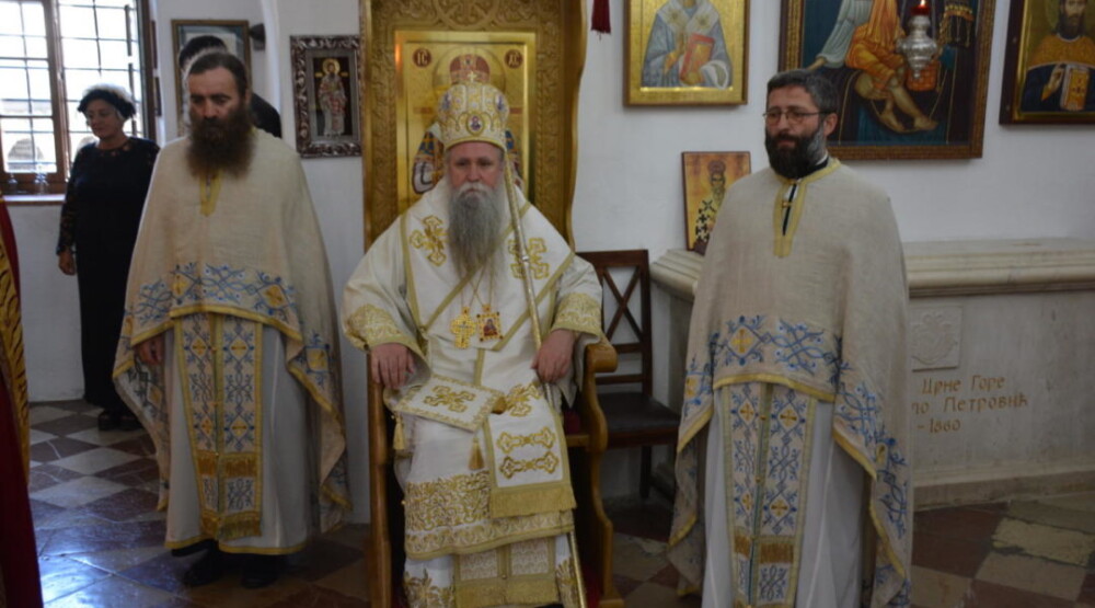 Joanikije: Bog, Sveti Vasilije i Petar Cetinjski bili su nam u pomoći na dan ustoličenja