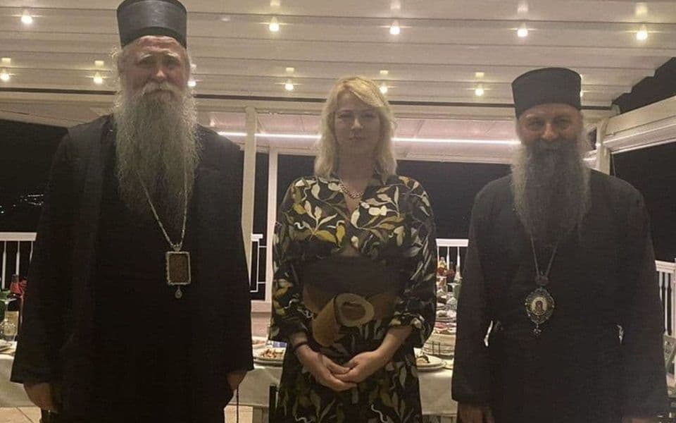 Đurović na dočeku Porfirija u Herceg Novom