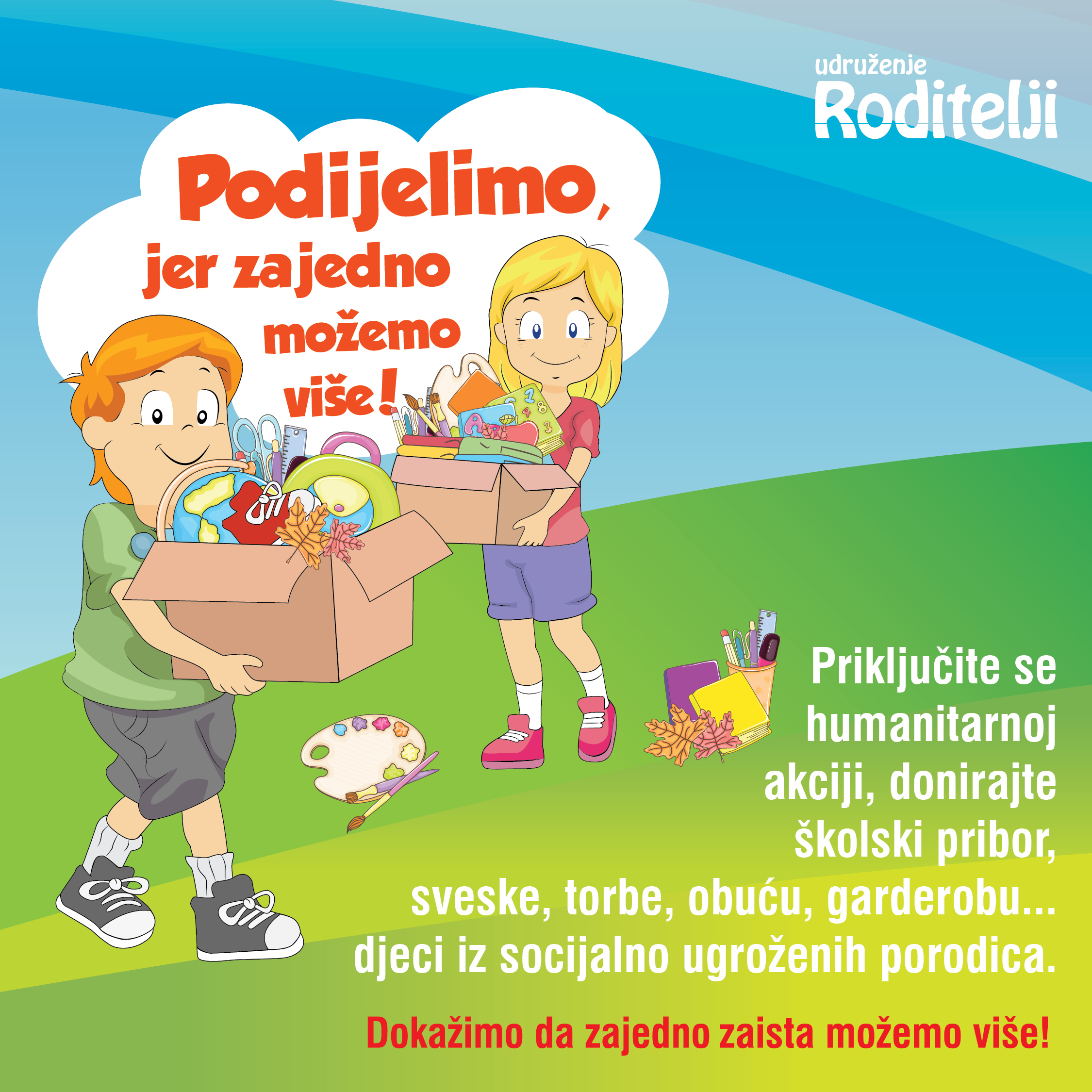 Počinje 12. humanitarna akcija “Podijelimo, jer zajedno možemo više”