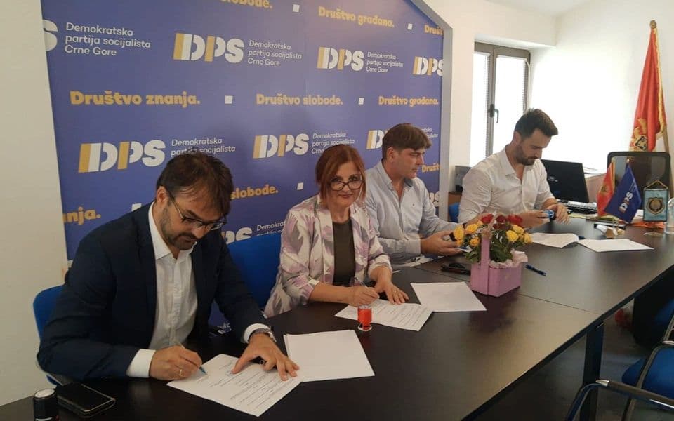 Tivat: Potpisan predizborni koalicioni sporazum DPS-SD-SDP-LP