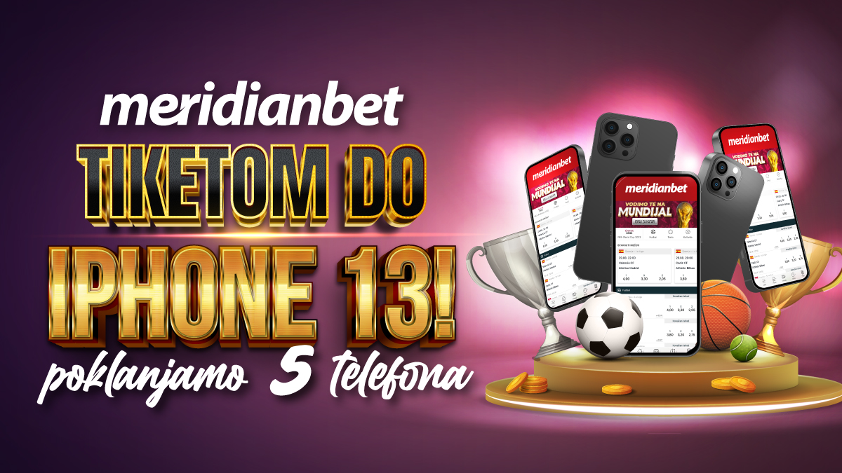 Osvoji jedan od 5 iPhone 13 telefona!