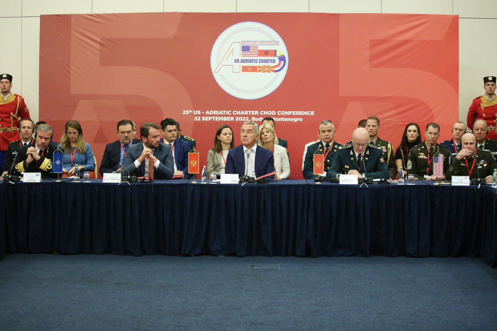 Đukanović govorio na otvaranju konferencije načelnika generalštabova zemalja Američko-jadranske povelje