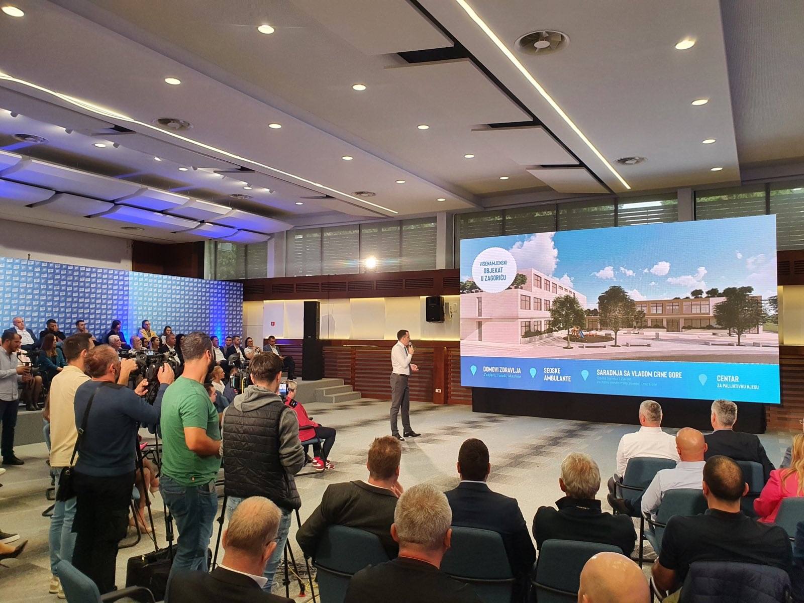 Predstavljanje programa “Svi za naš grad- dr Ivan Vuković”: Podgorica dobija nova radna mjesta, novi most, nastavlja se briga o svim građanima