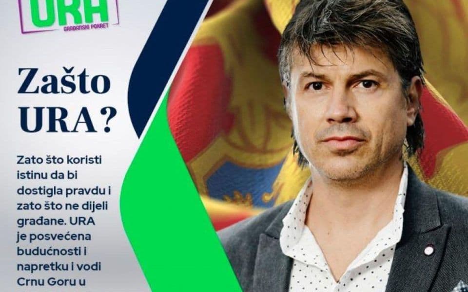 IZBORNI TURIZAM: Vladimir Martinović bio na listi Ure na Cetinju, a sada i u Podgorici