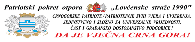 Patriotski pokret Lovćenske straže 1990: Crna Gora i glavni grad mogu da računaju na nas!