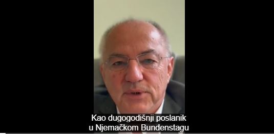 Dugogodišnji poslanik njemačkog Bundestaga, podržao Pokret “Svi za naš GRAD – dr Ivan Vuković”