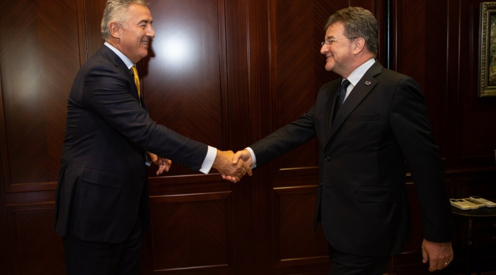 Đukanović sa Lajčakom: Nefunkcionalnost sistema ozbiljno ugrožava evropsku budućnost Crne Gore