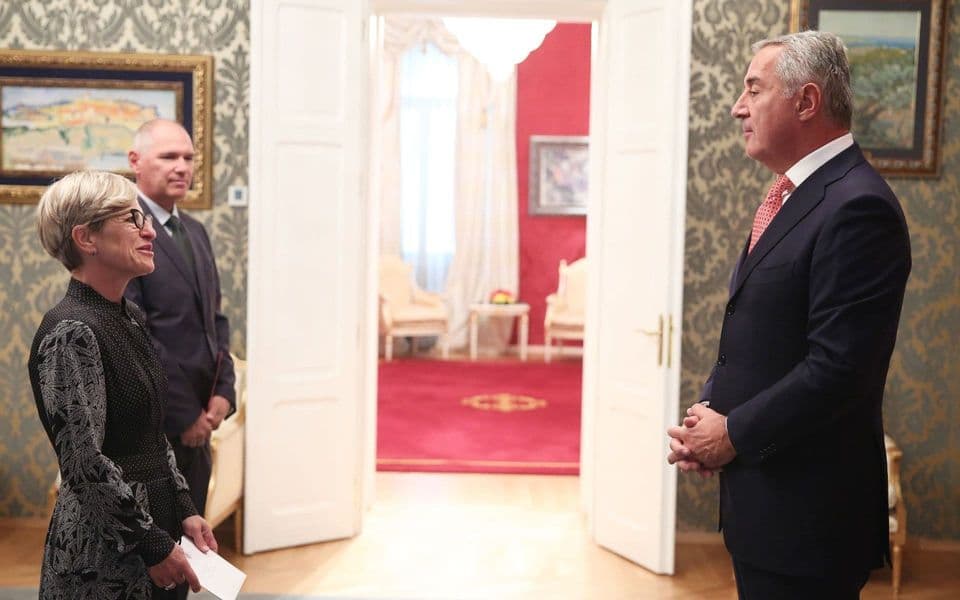 Đukanović primio akreditive ambasadora Belgije, Kine, Argentine i Koreje