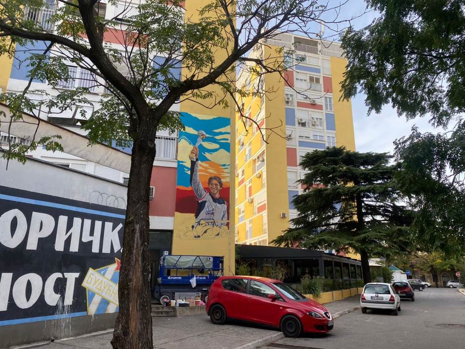 Nikola Asanović dobio mural u Podgorici