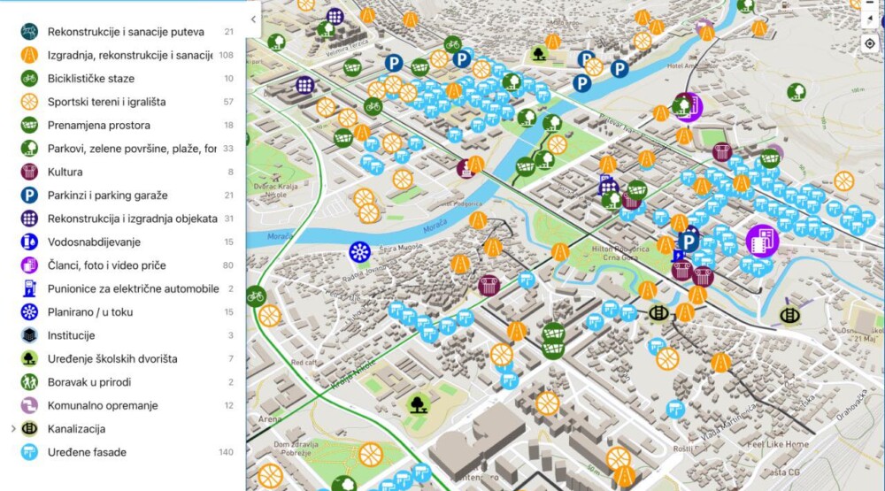 Svi za naš grad: Puštena u rad interaktivna mapa realizovanih projekata aktuelne gradske uprave