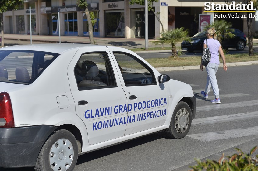 Komunlana inspekcija Podgorice: Za deset mjeseci 6.000 prekršajnih naloga