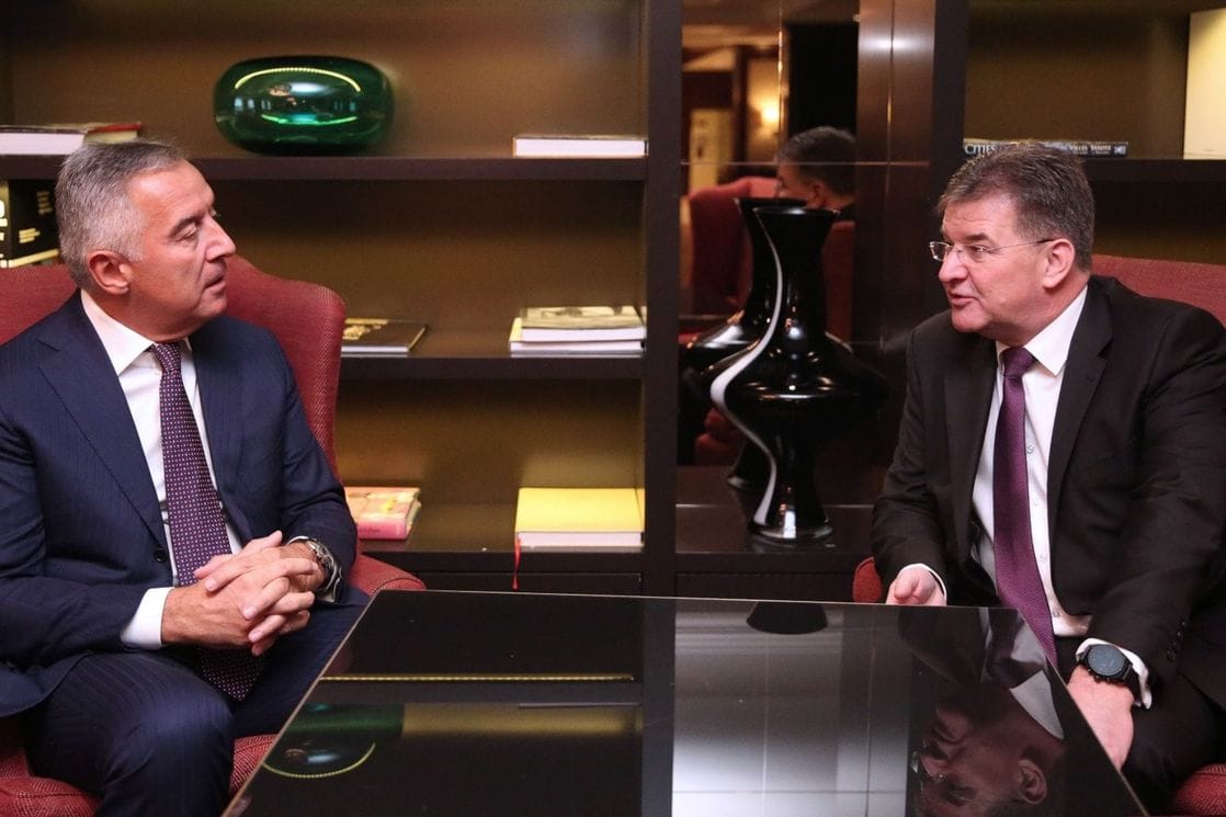 Đukanović razgovarao s Lajčakom: Podrška CG da što prije uspostavi političku stabilnost