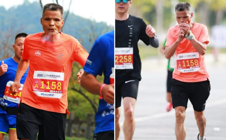 Istrčao maraton pušeći jednu cigaretu za drugom