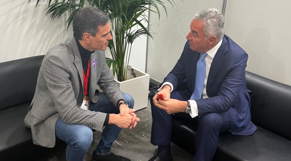 Sančez uvjeren da će Crna Gora prevazići izazove i nastaviti proces EU integracija