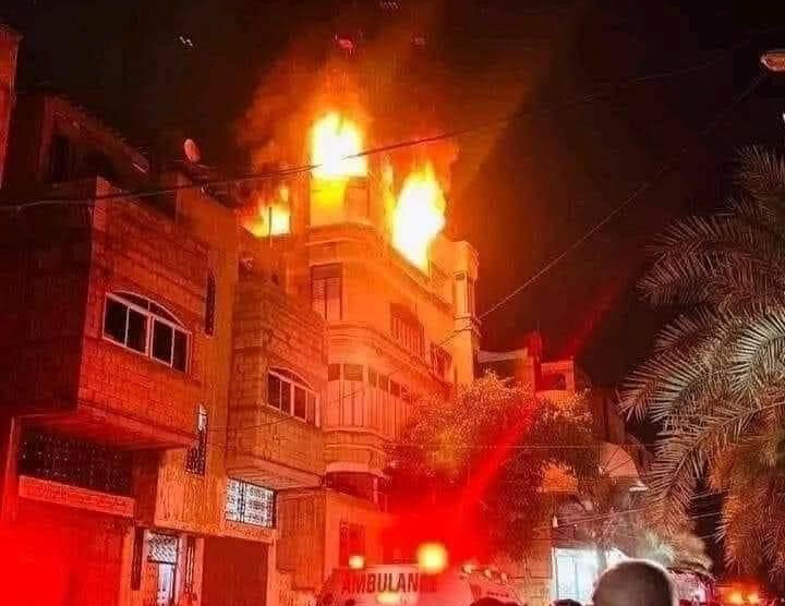 Tragedija u Gazi: Poginula namanje 21 osoba nakon požara u izbjegličkom kampu