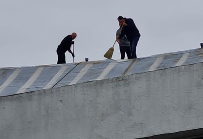Prokišnjava krov “Morače”, Kapisoda priskočio u pomoć