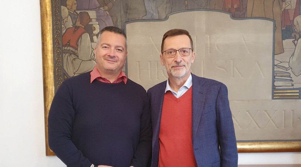 Vuksanović se susreo sa predsjednikom Matice hrvatske Mirom Gavranom