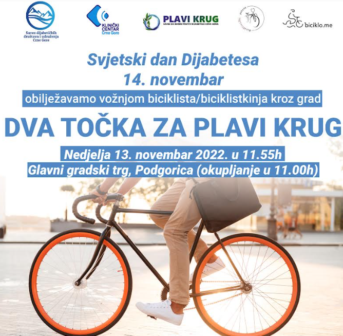 KCCG povodom Svjetskog dana dijabetesa: Dva točka za plavi krug, mijenjajmo dijabetes