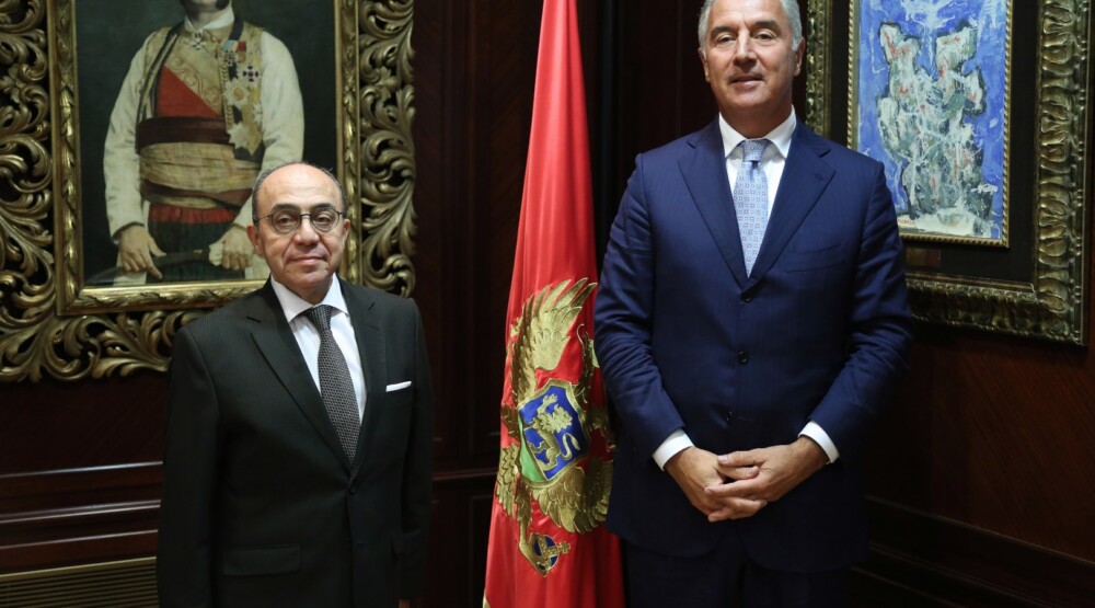 Đukanović primio u oproštajnu posjetu ambasadora Egipta u Crnoj Gori Saida Hindama