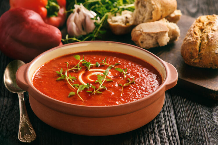 Potaž od pečenih paprika i kima