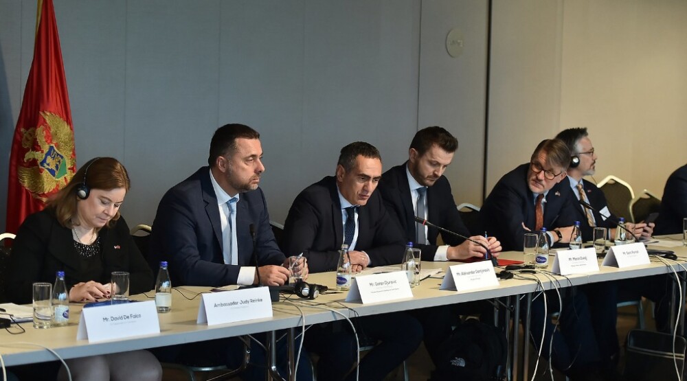 Ministri Damjanović, Đurović i Dukaj razgovarali sa američkim privrednicima o potencijalnoj saradnji