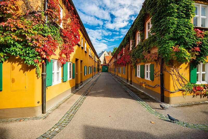 Fuggerei je njemačko naselje u kojem stanarina iznosi 88 centi godišnje