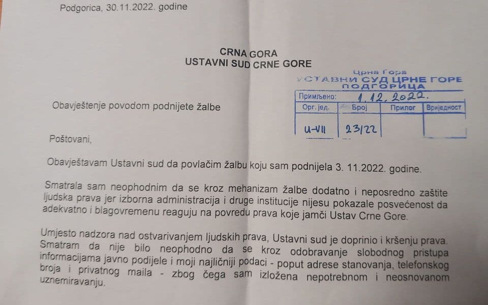 Radović: Očekujem izvinjenje „Evrope sad“