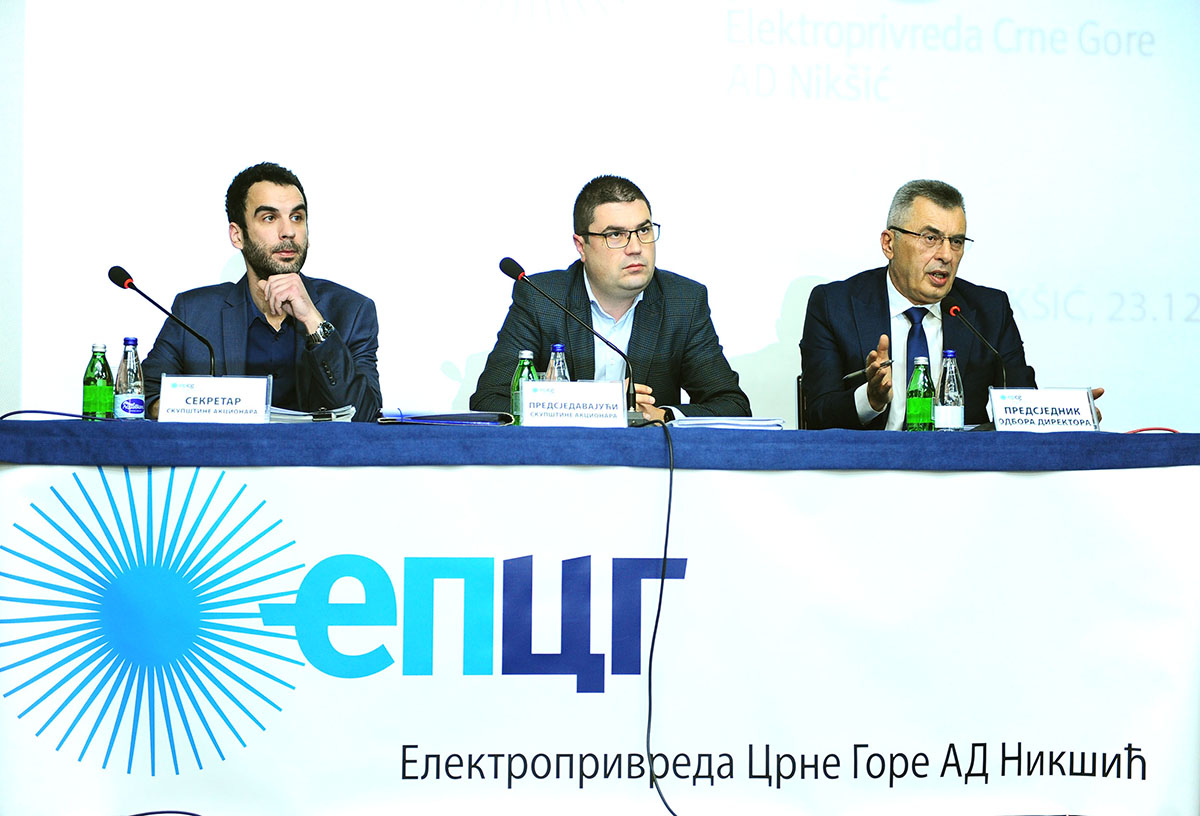 Vanredna Skupština akcionara: Osnovni kapital EPCG smanjen 55 miliona eura