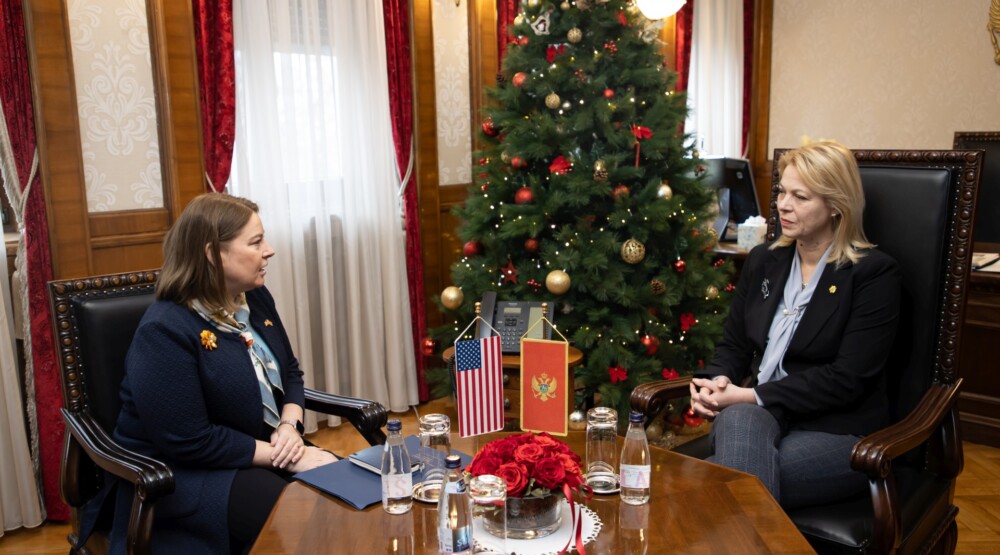 Đurović: Razgovor sa ambasadorkom SAD-a bio plodotvoran i koristan