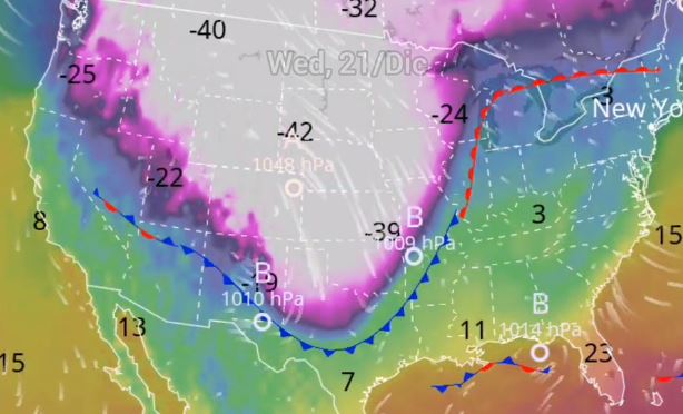 SAD: Velika zimska oluja, moguće temperature minus 45 stepeni