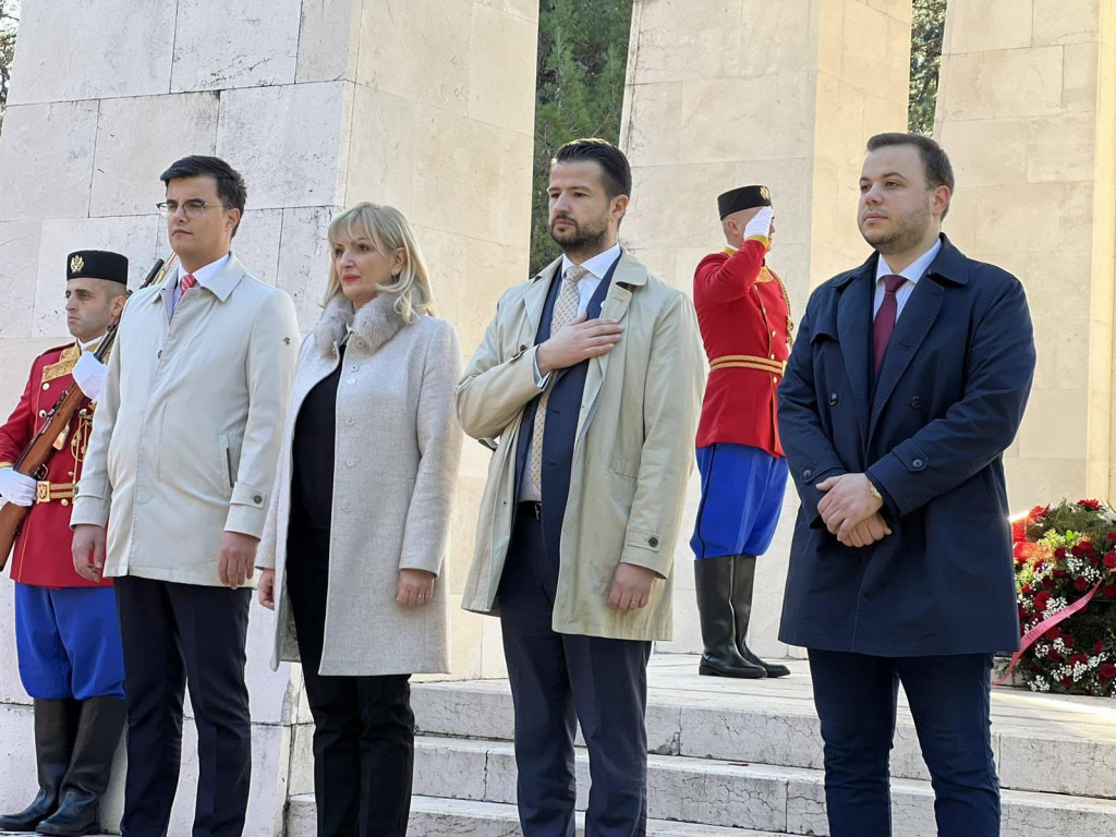Šaranović, Milatović, Borovinić Bojović i Rakčević odali počast oslobođenju Podgorice
