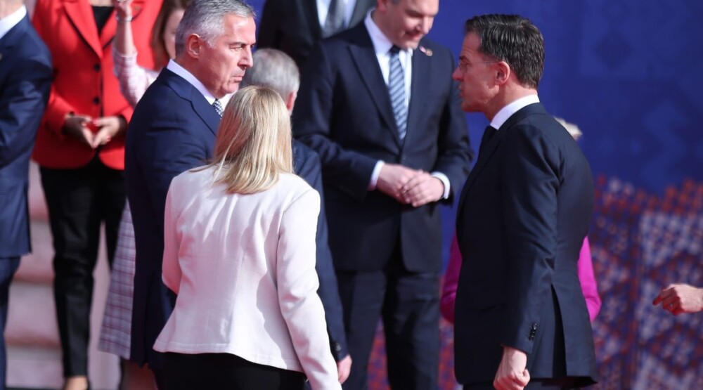 Đukanović sa Ruteom: Crna Gora može računati na nastavak podrške Nizozemske u procesu integracija