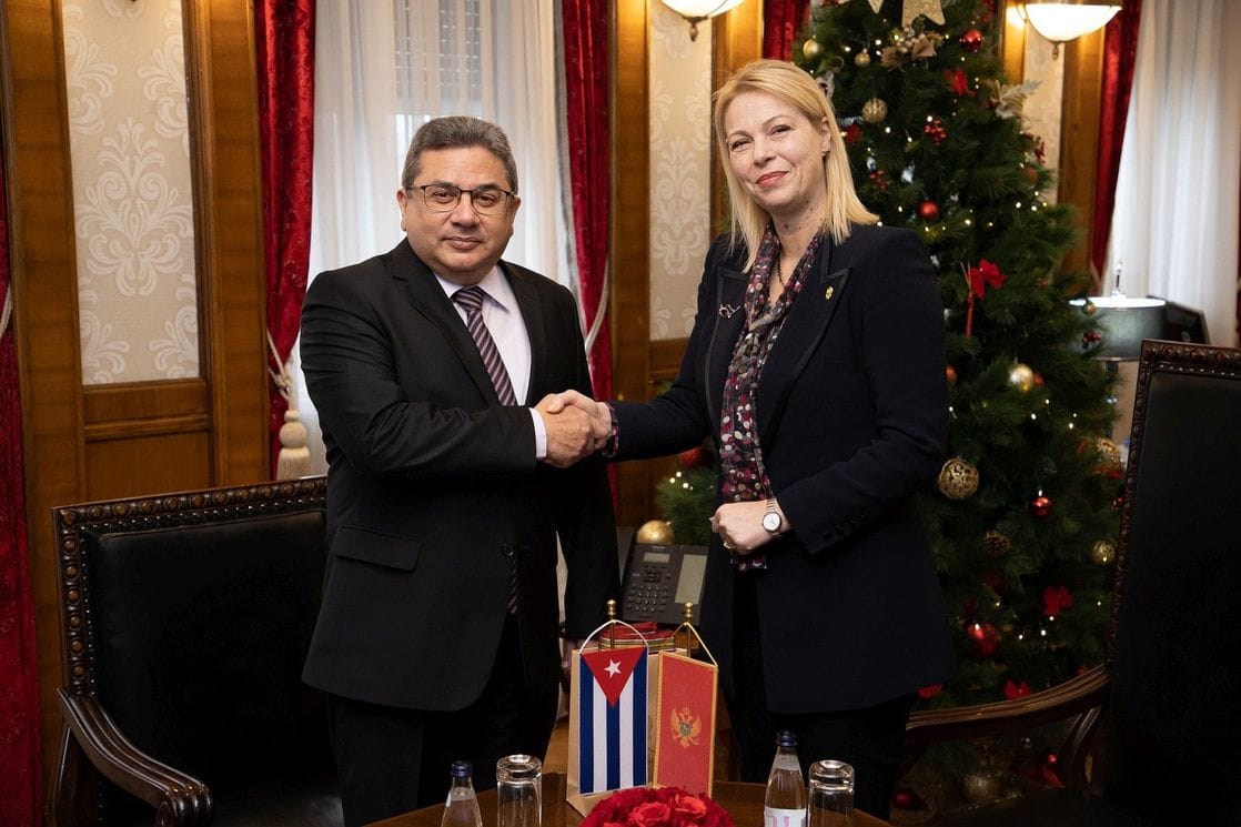 Đurović primila u oproštajnu posjetu Gustava Trista del Toda