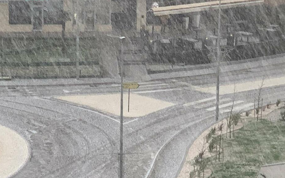 Nevrijeme u Budvi, padao grad veličine lješnika