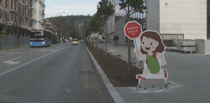 Projekat Glavnog grada: Signalizacija upozorava vozače na najmlađe učesnike u saobraćaju