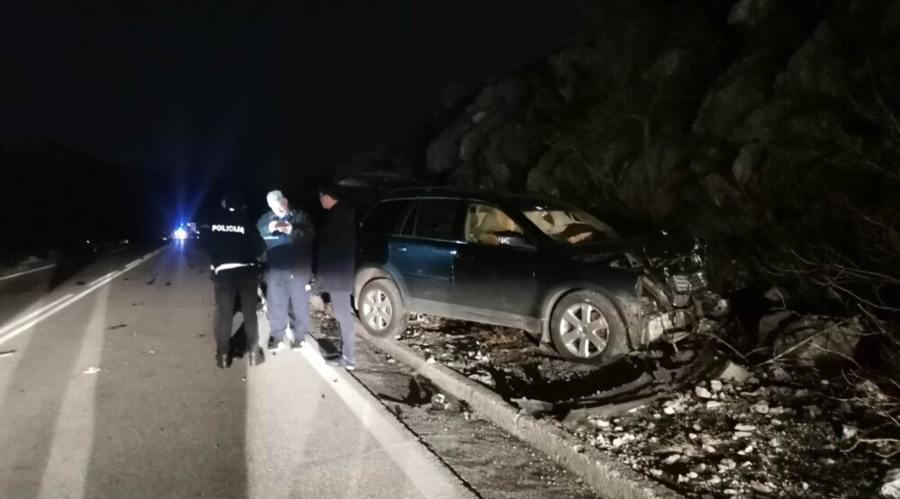 Saobraćajna nezgoda na putu Nikšić-Podgorica: Povrijeđeno više osoba, učestvovala četiri vozila