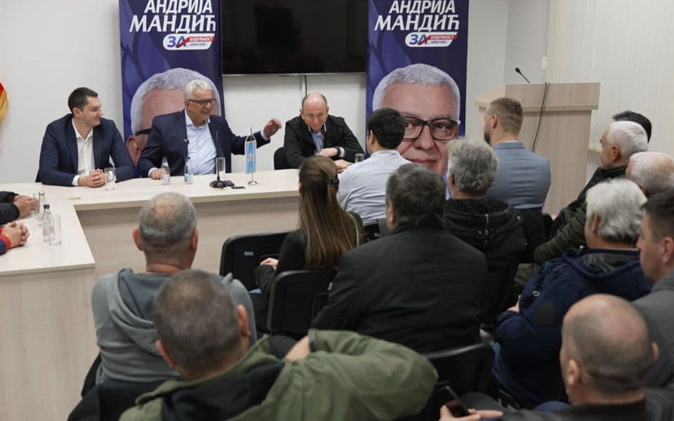 Mandić: Hoćemo pomirenje sa onim poštenim ljudima koji su glasali za DPS i koji nisu kršili zakone