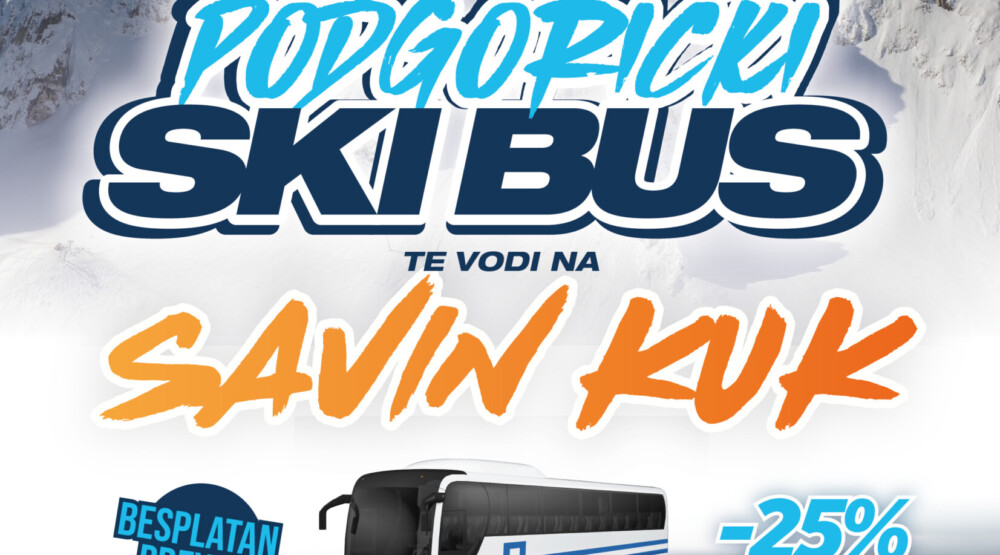 Podgorički ski bus subotom do Žabljaka