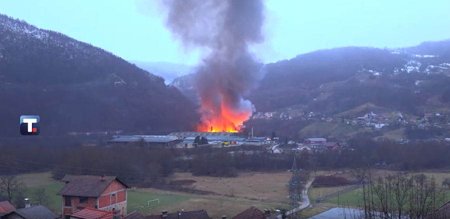 Veliki požar u Užicu