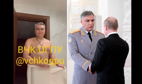 Procurio snimak na kojem zamjenik načelnika ruskih kopnenih snaga izvodi striptiz