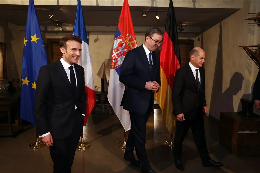 Makron, Šolc i Meloni pisali Vučiću