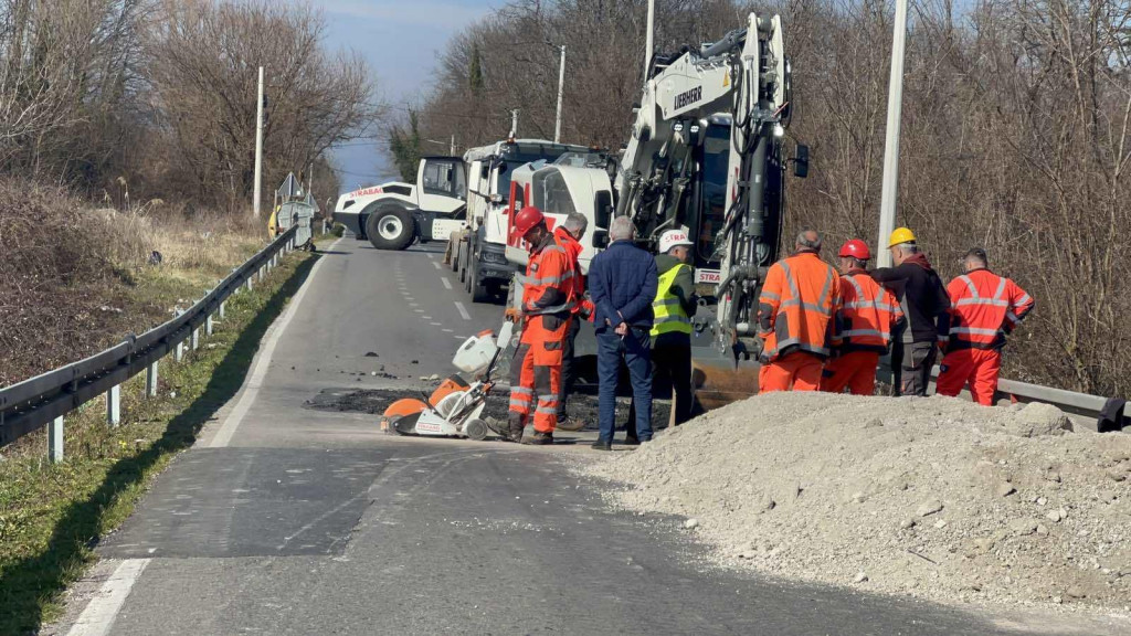 Zbog radova, u prekidu saobraćaj na putu Spuž-Danilovgrad