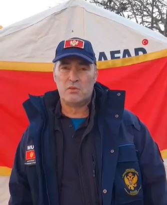 Radović: Locirali šest žrtava zemljotresa, spasili jednu osobu, želja svih je da se vratimo u Crnu Goru i ponosni i zdravi