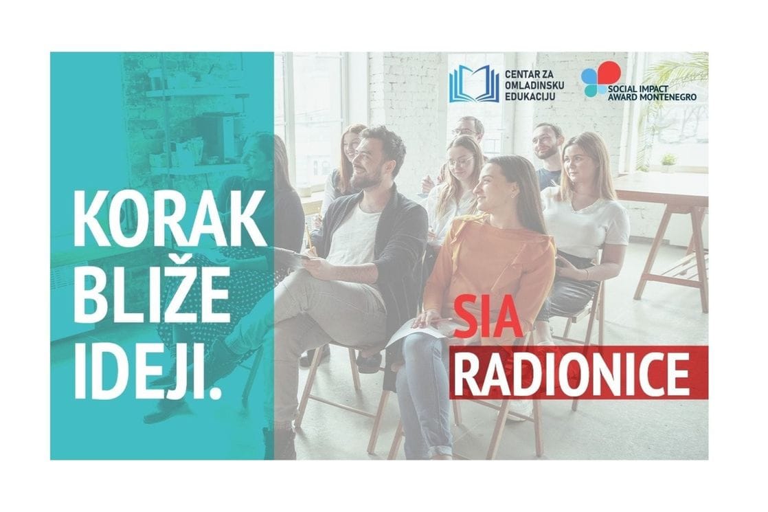 Korak bliže ideji: Besplatne edukativne radionice za mlade na crnogorskom primorju